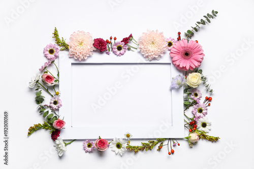 Composition with frame and ...