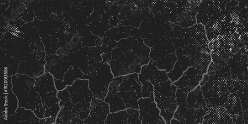 Abstract Night Satellite Map Showing City Lights, Roads and River Networks in High Contrast