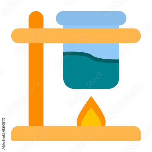 Bunsen Burner Vector Icon