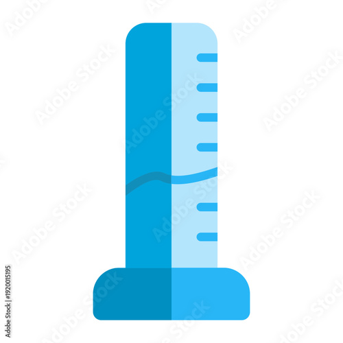 Graduated Cylinder Vector Icon