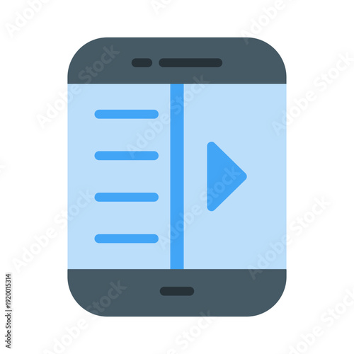 E-Book Reader Vector Icon