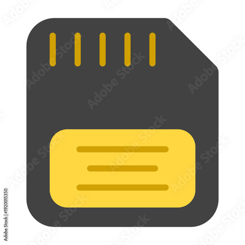 Memory Card Vector Icon