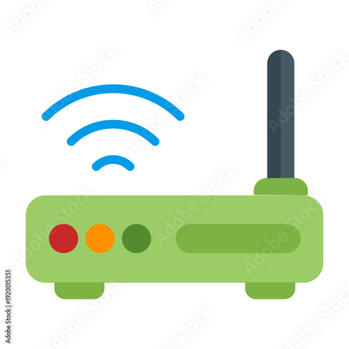  Wi-Fi Router Vector Icon