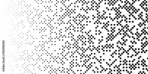 Modern Halftone gradient texture background. Faded checkered gradation wallpaper. Modern