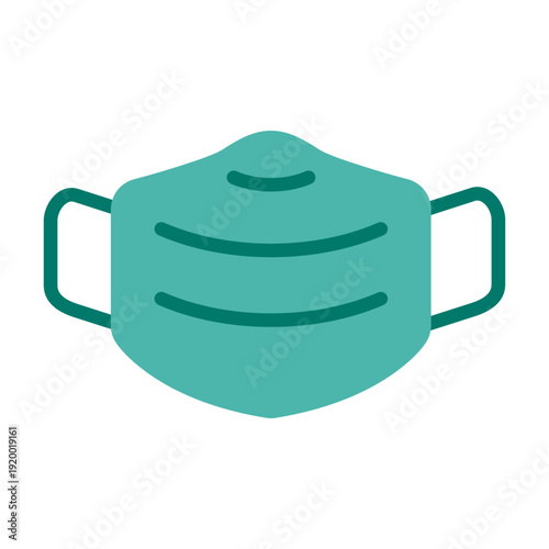 N95 mask Vector Icon