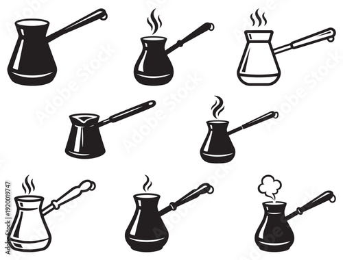 TURKISH COFFEE POT SILHOUETTE