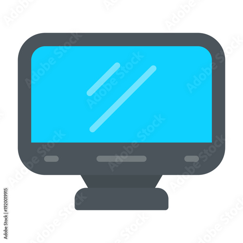 Desktop Computer Vector Icon