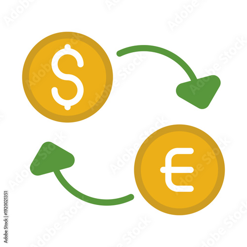 Currency Exchange Vector Icon