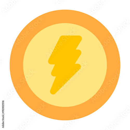 Lightning bolt Vector Icon