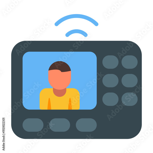 Intercom System Vector Icon
