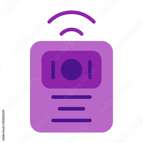  Wireless Intercom Vector Icon