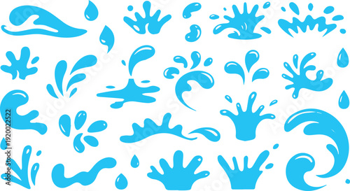 Wave pattern and line silhouettes