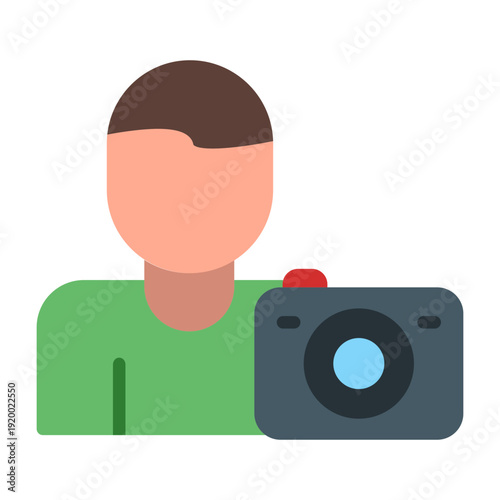 Photographer Vector Icon