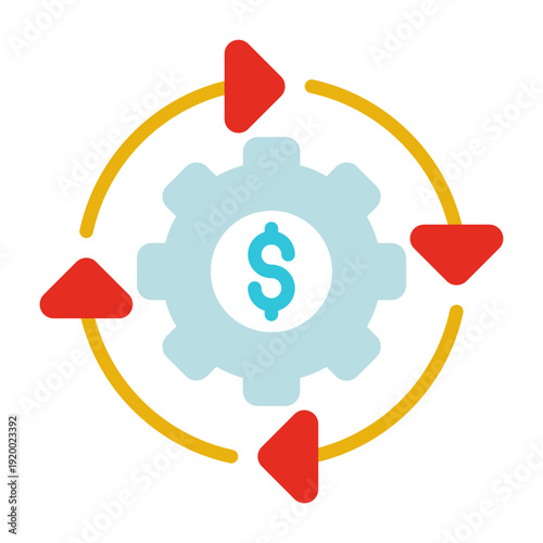 Cost Optimization Vector Icon