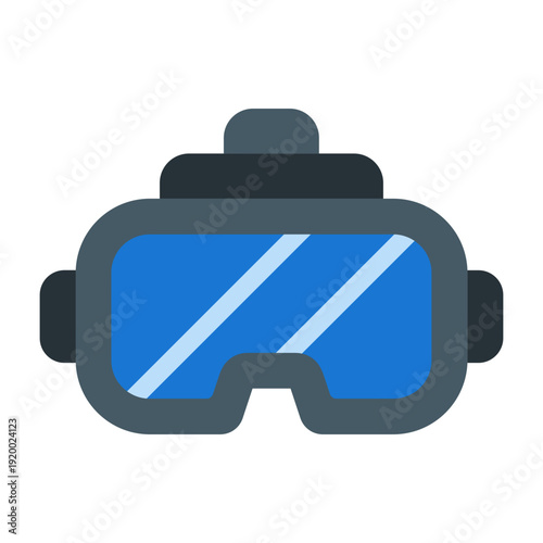 Virtual Reality Headset Vector Icon