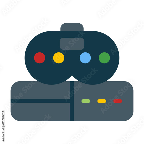 Gaming Console Controller Vector Icon