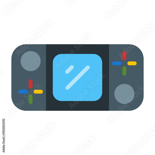 Handheld Game Console Vector Icon