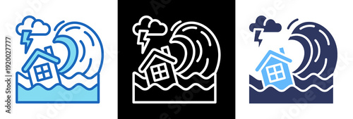 Tsunami Wave triplestyle icon