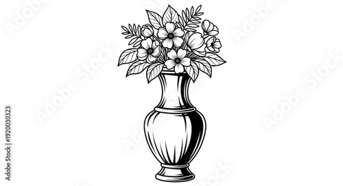 vase with flowers