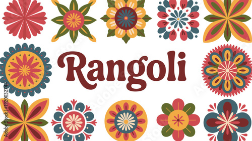 Rangoli Designs Collection - Traditional Indian Floral Patterns for Festivals and Celebrations