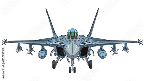 Detailed top view of a fighter jet with vehicle autocad blueprint design in a technical illustration