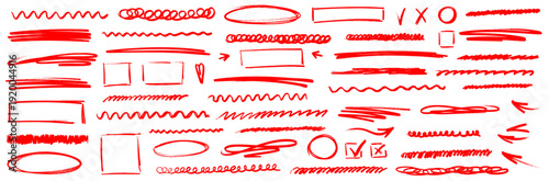 Cute kid makes line on paper with crayon and pen, highlight and scribble feel lively, underline, marker and brush support, crayon and scribble pop with highlight.