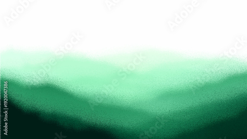 Vector Abstract emerald landscape with layered gradient, evoking tranquility, serenity, and the beauty of natural gradients Design