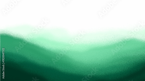 Vector Abstract green landscape with gradient colors, representing a tranquil and serene natural scene, ideal for artistic and design projects, evoking feelings of calm and organic aesthetics Design