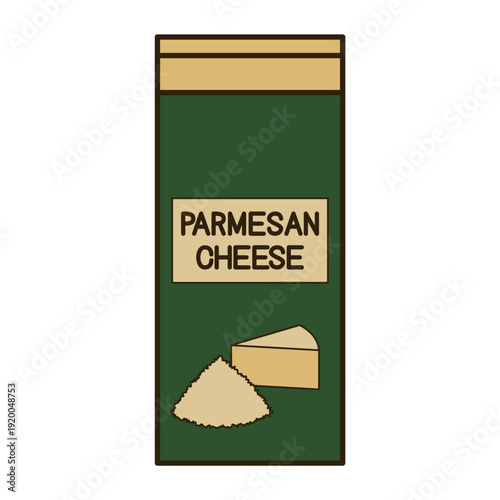 	パルメザンチーズのイラスト