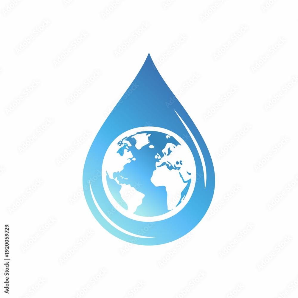 Obraz premium Global Water Conservation - Protecting Earths Precious Resource.