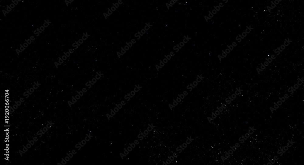 Fototapeta premium Space star shape sky night background, black starry cosmos abstract pattern dark blue science, textile cosmic galaxy astronomy decoration fantasy wallpaper landscape.