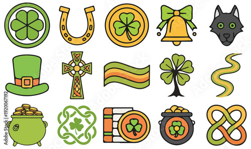 St. Patrick's Day Icon Set