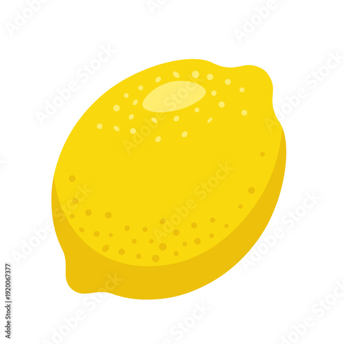 Yellow Lemon Fruit Vector Illustration