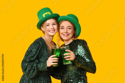 Beautiful women with beer o...