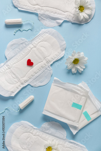Menstrual pads with chrysan...
