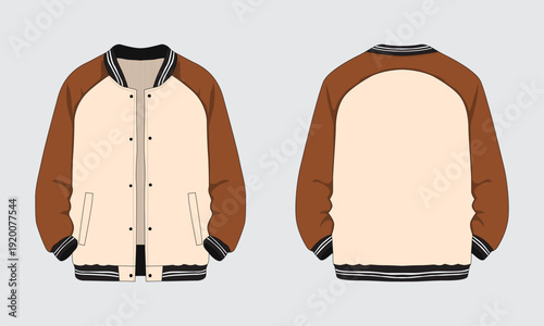 vector illustration of a set of clothes