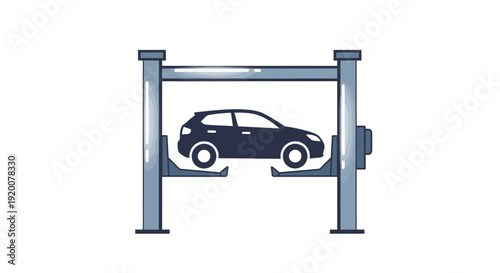 Car Lift Service Station Vehicle Maintenance Equipment.