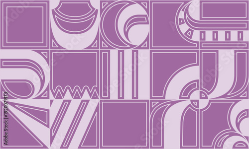 Geometric pattern in a minimalist style. An idea for decorative design, interior design, mosaics and creative inspiration