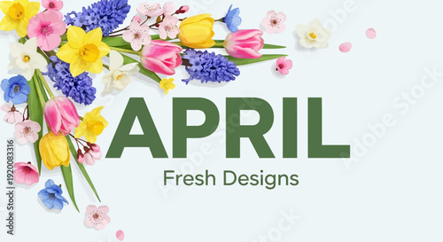 April Fresh Designs Floral Arrangement Display.