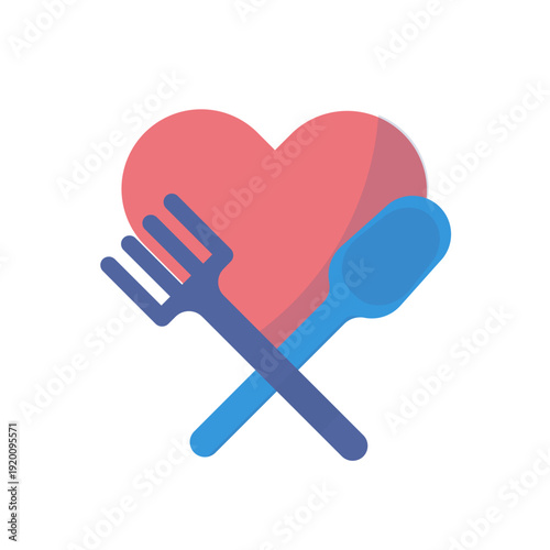 Healthy Eating Heart Food Icon