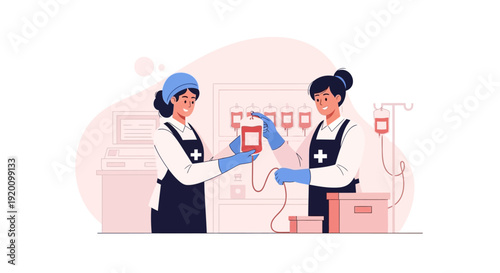 Medical professionals collaborating in a healthcare setting.