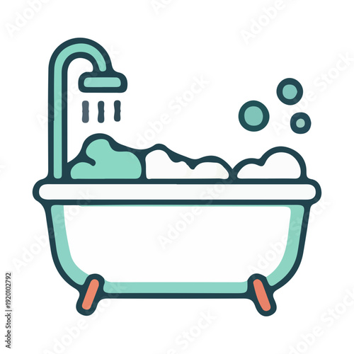 Relaxing Bubble Bath Icon