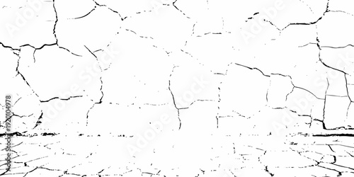 modern black and white scratch and cracks grunge texture dust and distressed wall pattern white background..
