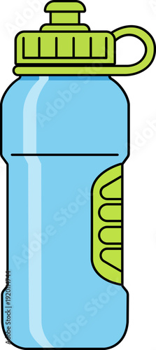 Blue Sports Water Bottle Icon
