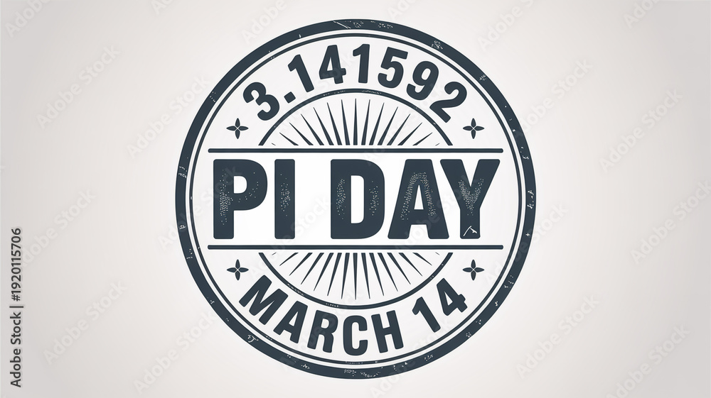 Obraz premium Celebrating pi day on march 14