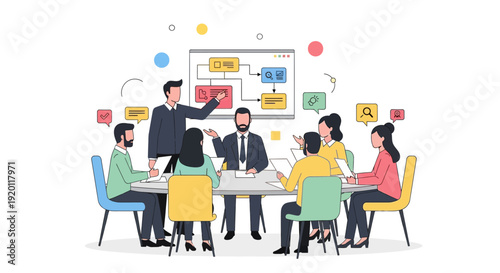 Business Meeting Discussion and Strategy Planning Session.