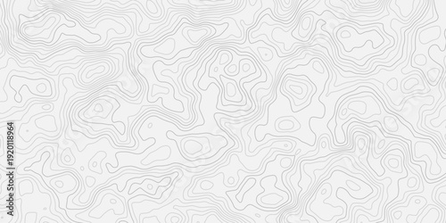 Detailed Mountain Terrain Topography Line Pattern Seamless Background Illustration
Vintage Outdoor Map Style with Continuous Elevation Contour Lines