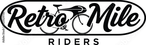 Confident Graphic Logo for Vintage Motorcycle Garage Branding and Design Vector Illustration