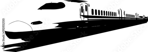 Bullet Train Speed silhouette