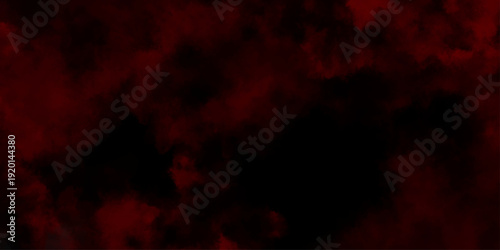 Abstract Watercolor red grunge background painting. Beautiful stylist modern black texture background with smoke Colorful red textures for making flyer, poster, cover, banner and any design.
